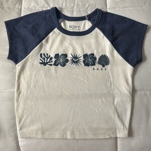 Roxy crop tee